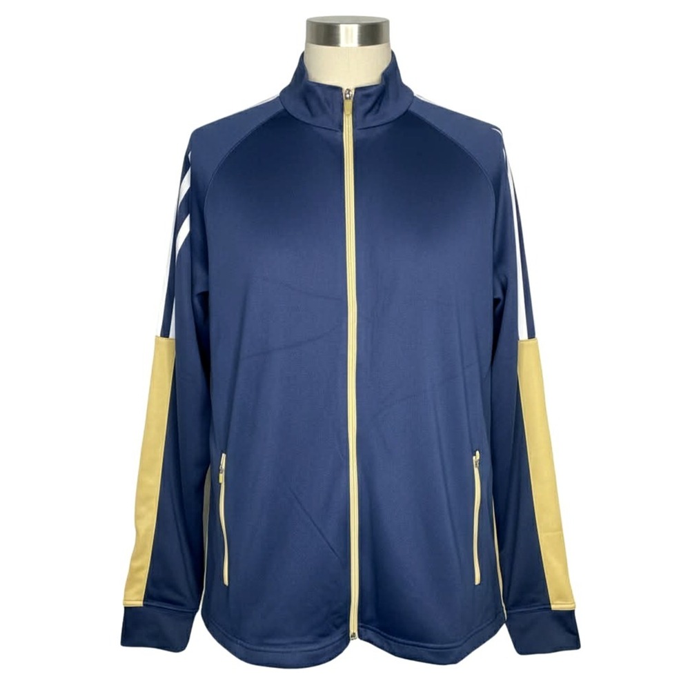 Holloway Men's navy Long Sleeve Track Full zip jacket golf outdoor‎ size large